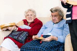 Holly Lodge Care Home in Shildon elderly ladies sitting together