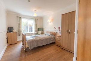 Kingston Court Care Home bedroom