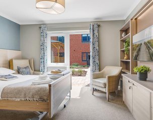 Gillingham Grange, Chard, bedroom