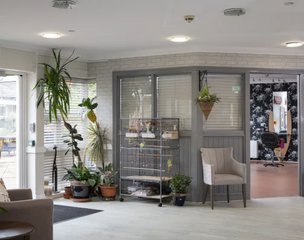 Athelstan House, Malmesbury, reception and salon