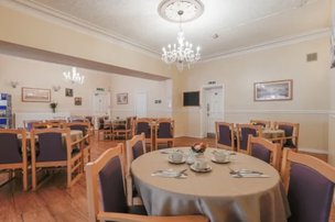 Dryclough Manor in Oldham, dining room