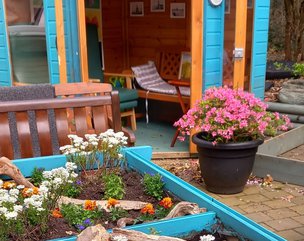 Burnlea House, Largs, gardening