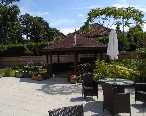 Smallbrook, Horley, patio seating