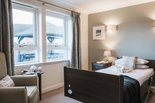 Culduthel Care Home, bedroom. 