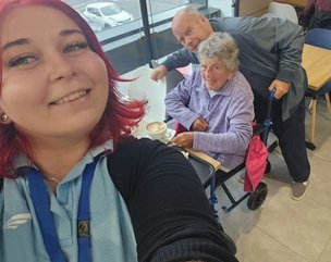 Blue Angel Home Care Basingstoke, outing cafe