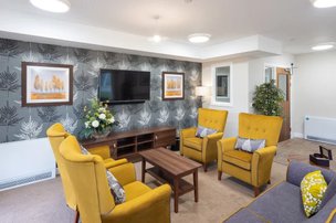 Castlehill Care Home in Inverness living room