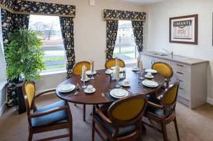 Castlehill Care Home in Inverness dining room