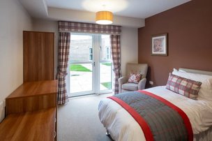 Castlehill Care Home in Inverness bedroom