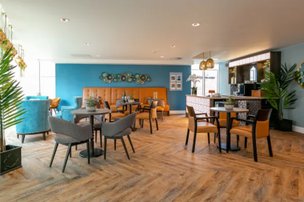 Harcourt Gardens Care Home in Harrogate dining room