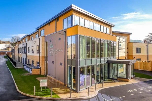 Harcourt Gardens Care Home in Harrogate front exterior