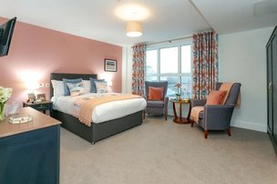 Harcourt Gardens Care Home in Harrogate bedroom