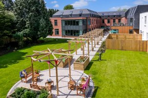 Chapter House Care Home in Beverley garden