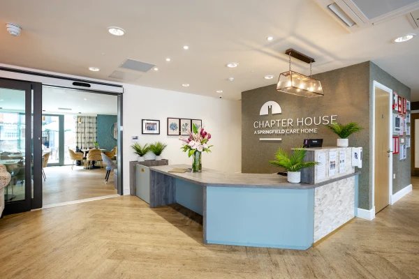 Chapter House Care Home in Beverley front desk