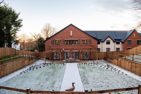 Statham Manor Care Centre in Cheshire rear exterior