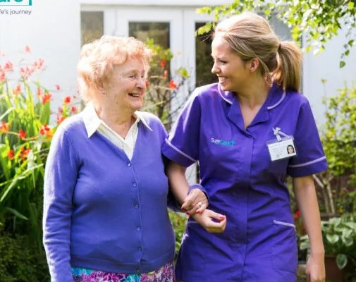 SureCare Salford and Manchester, carer and client