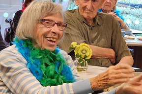 Sandiacre Court Care Centre Resident Smiling