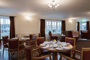 Parklands Care Home, dining room 