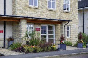 Parklands Care Home, close up of exterior of home 