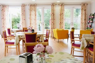 Monkscroft Care Centre, Cheltenham, dining area 