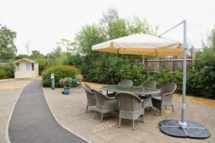 Monkscroft Care Centre, Cheltenham, garden 