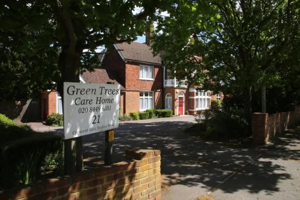 Green Trees Care Home in Barnet exterior