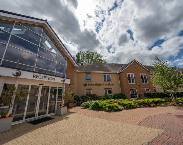 Derby Heights Care Home, Derby, Front of home