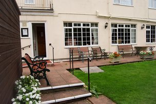 Abbey House,Bexhill-on-Sea, courtyard