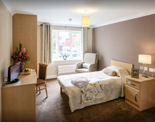 Aire View Care Home Leeds bedroom