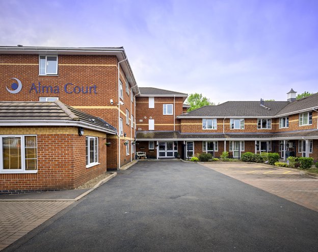 Alma Court Care Home Cannock exterior