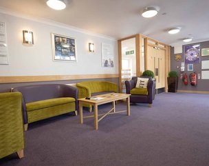 Amerhurst Court Residential Nursing and Dementia home in Chatham Medway interior reception area