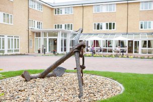 Amerhurst Court Residential Nursing and Dementia home in Chatham Medway exterior garden