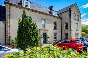 Annfield House in Stirling, rear exterior