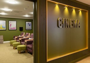 Portsdown View, part of the Connaught Care Collection, cinema sign 