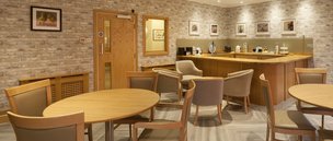 Ashlyns Care Home in Berkhamsted, dining room