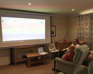 Ash Tree House Care home in Hindley, Wigan Cinema