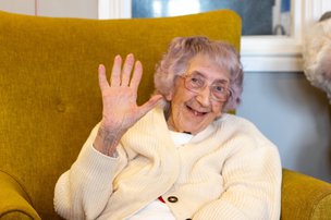 Ashfield House - Happy Resident