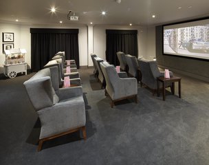 Astbury Manor Care Home Bracknell cinema room