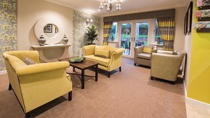 Augustus Court in Leeds, living room