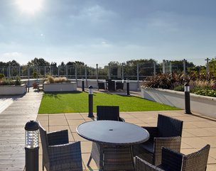 Avalon Court Care Home Coventry roof terrace