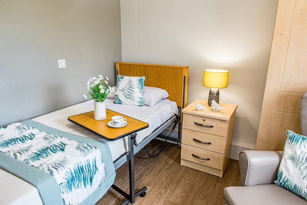 Avon Court Care Home in Chippenham, Bedroom