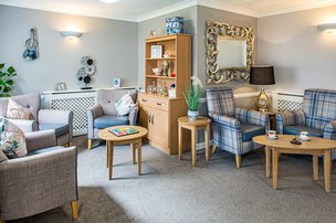 Avon Court Care Home in Chippenham, living room
