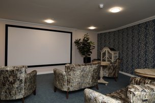 Badminton Place, Bristol. Cinema room 