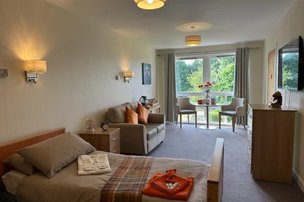 Ballumbie Court in Dundee, bedroom