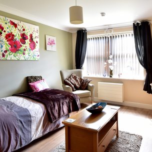 Ashcroft Care Home, Sutton-in-Ashfield, bedroom