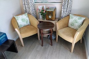 Bankwood Care Home in Belper, reception seating