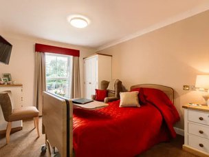 Mill Court Care Home in Guildford, bedroom