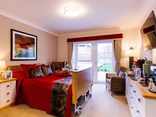 Lotus Manor Care Home in Woking, Bedroom