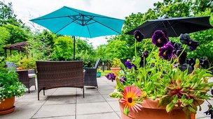 Barleystone in Falkirk, patio