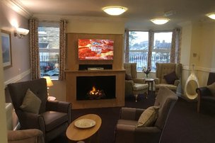 Beaconsfield Court in Barnard Castle, living room