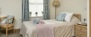 Tremona Care Home in Watford, exterior, bedroom with pink